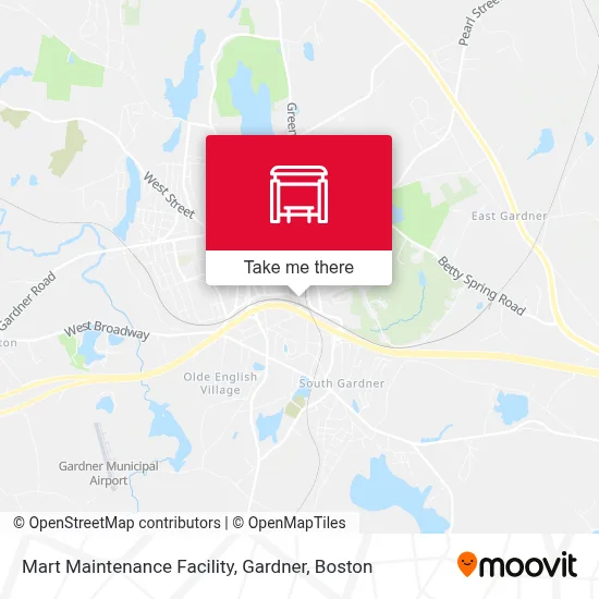 Mart Maintenance Facility, Gardner map