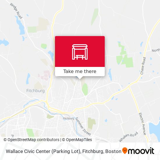 Mapa de Wallace Civic Center (Parking Lot), Fitchburg