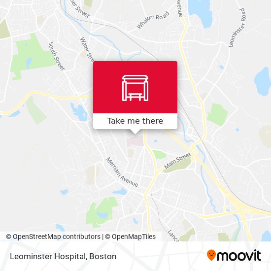 Leominster Hospital map