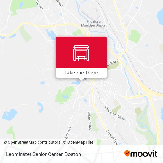 Leominster Senior Center map