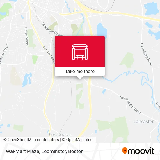 Mapa de Wal-Mart Plaza, Leominster