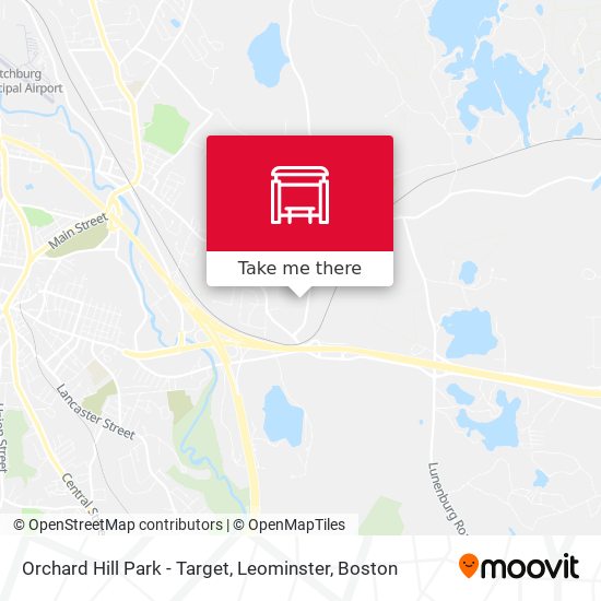 Mapa de Orchard Hill Park - Target, Leominster