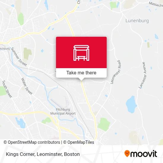 Kings Corner, Leominster map