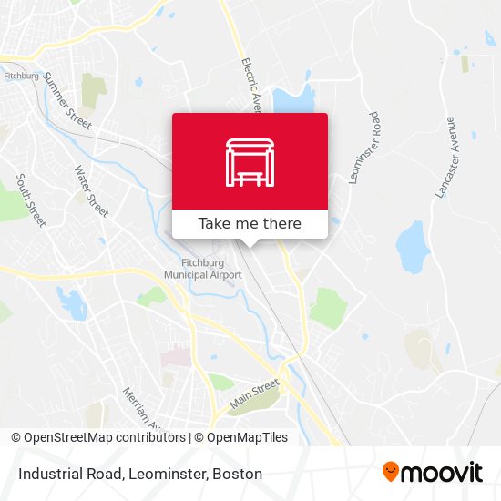 Mapa de Industrial Road, Leominster