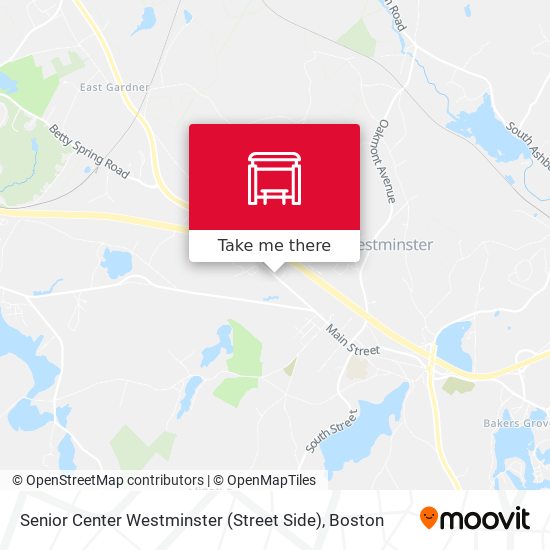 Senior Center Westminster (Street Side) map