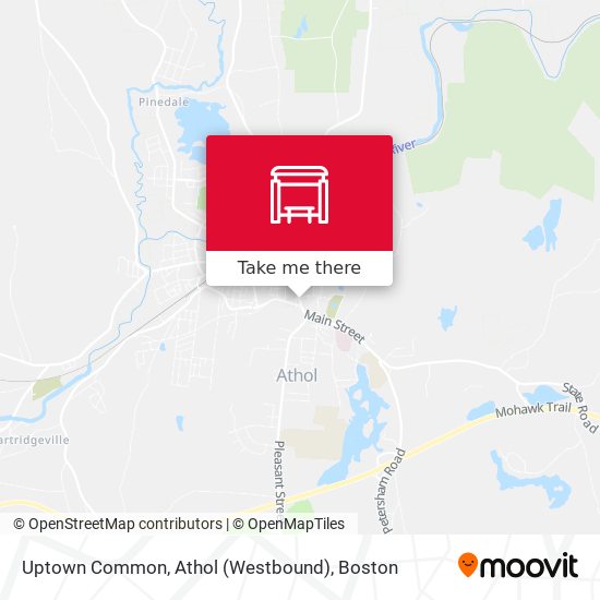 Uptown Common, Athol (Westbound) map