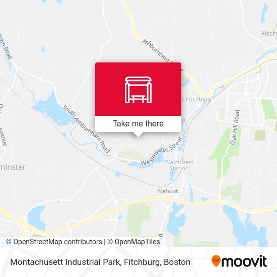 Mapa de Montachusett Industrial Park, Fitchburg
