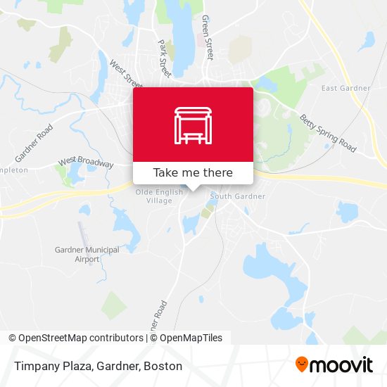 Mapa de Timpany Plaza, Gardner