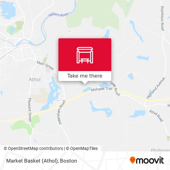 Market Basket (Athol) map