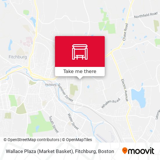 Wallace Plaza (Market Basket), Fitchburg map