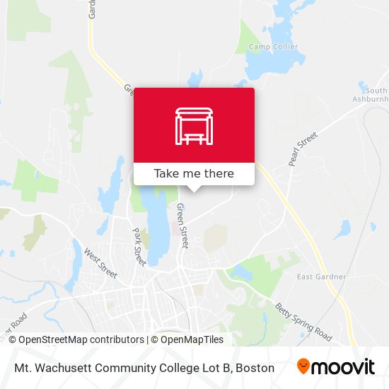Mapa de Mt. Wachusett Community College Lot B
