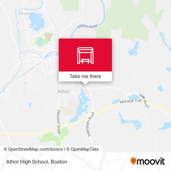 Athol High School map