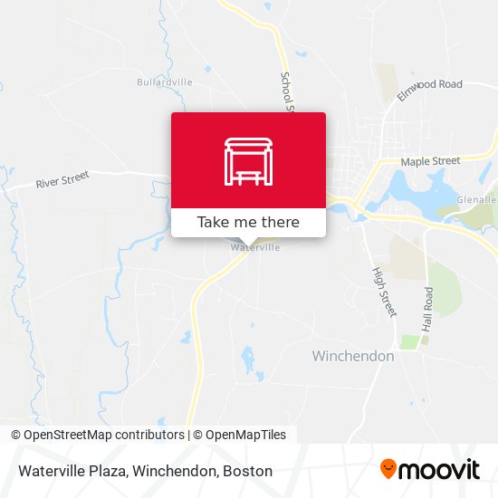 Mapa de Waterville Plaza, Winchendon