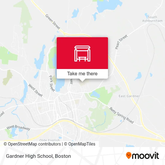 Gardner High School map