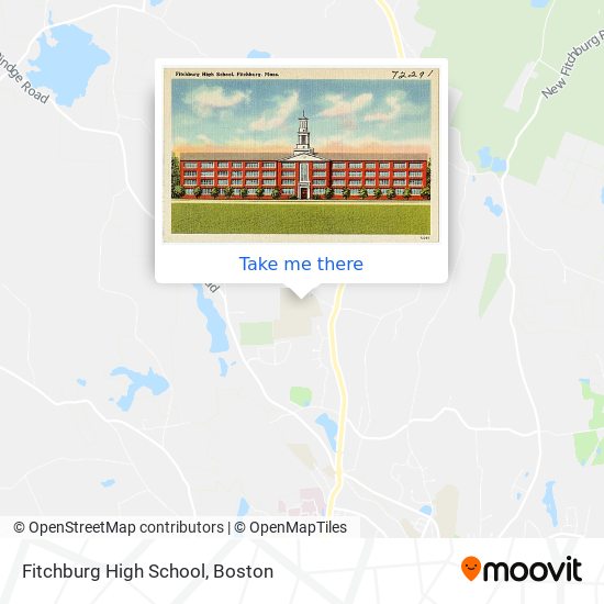 Fitchburg High School map