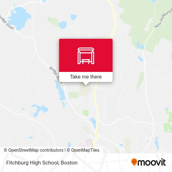 Fitchburg High School map