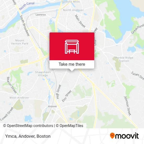 Ymca, Andover map