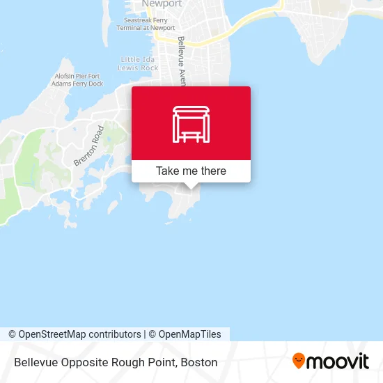Bellevue Opposite Rough Point map