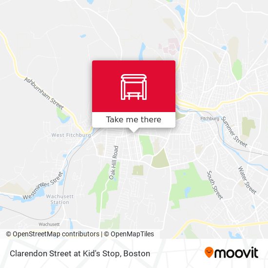 Clarendon Street at Kid's Stop map