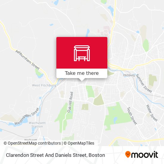 Clarendon Street And Daniels Street map