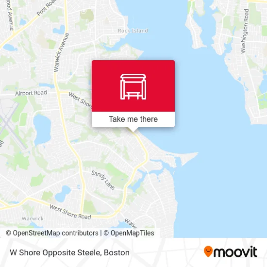 W Shore Opposite Steele map