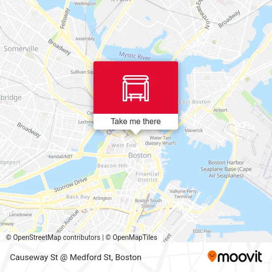 Mapa de Causeway St @ Medford St