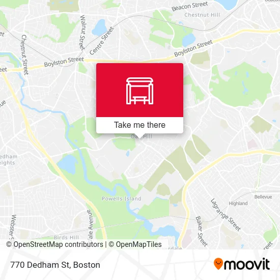 770 Dedham St map