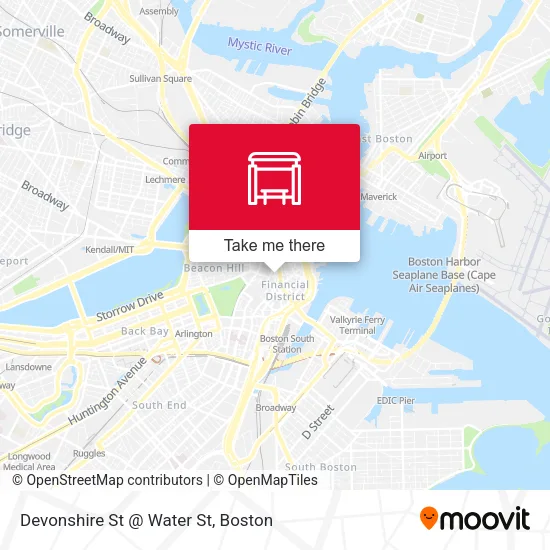 Mapa de Devonshire St @ Water St