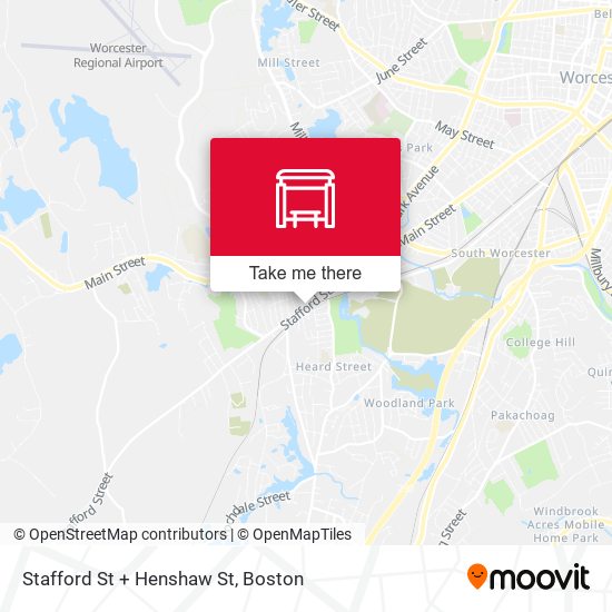 Mapa de Stafford St + Henshaw St