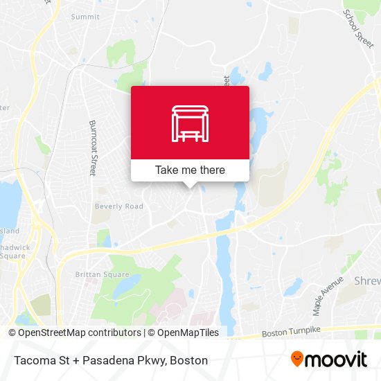 Mapa de Tacoma St + Pasadena Pkwy