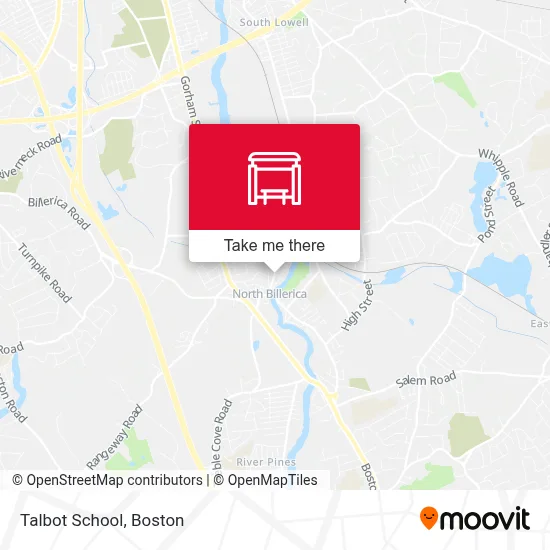 Talbot School map