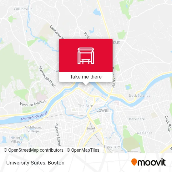 University Suites map