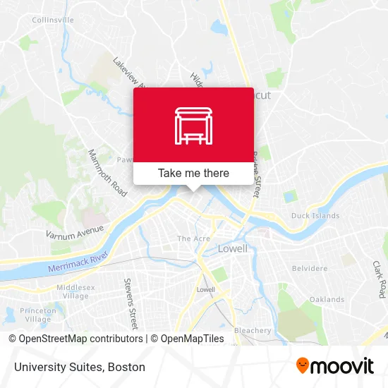 University Suites map