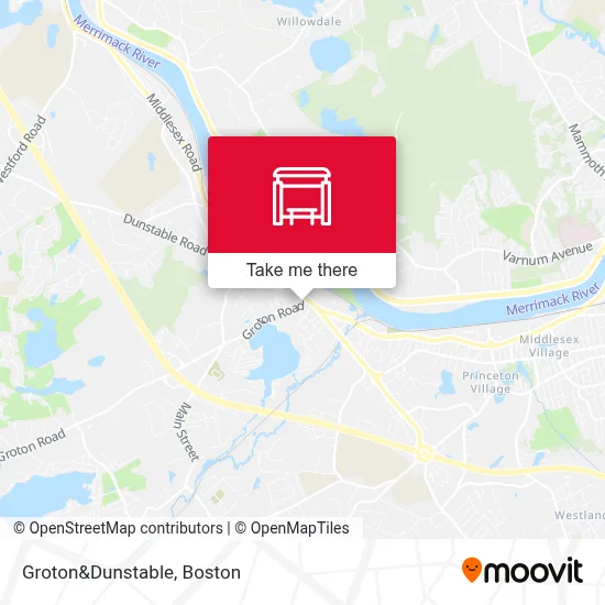 Groton&Dunstable map