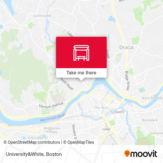 University&White map