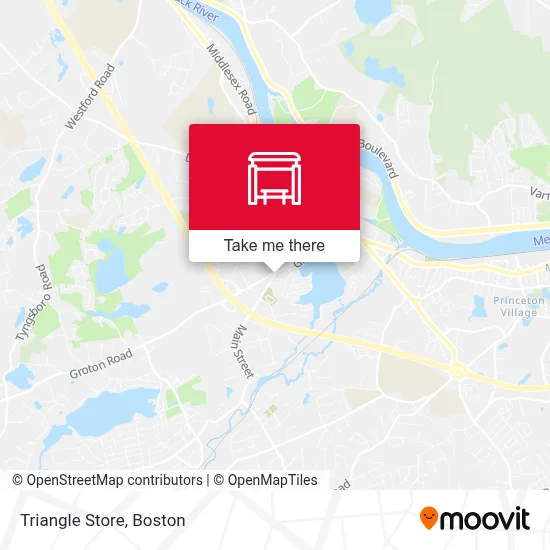 Triangle Store map