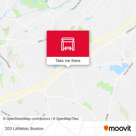 203 Littleton map