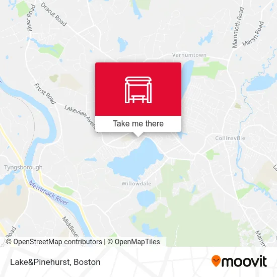 Lake&Pinehurst map