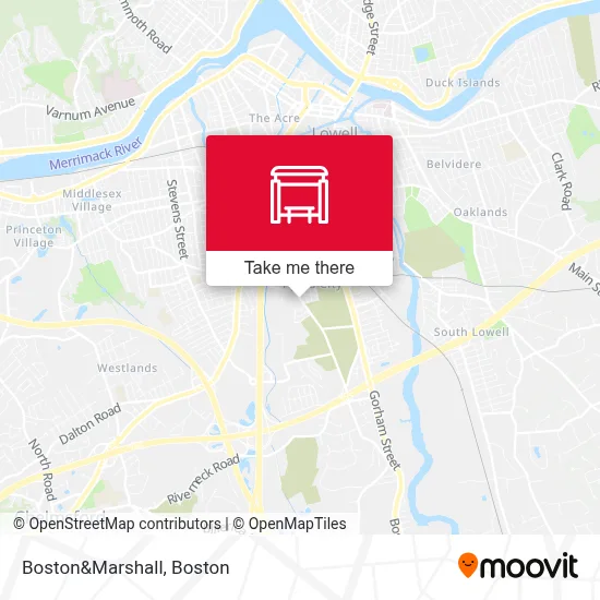 Boston&Marshall map