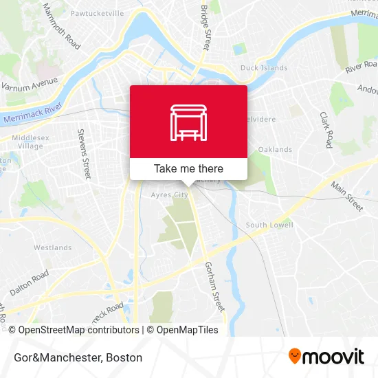 Gor&Manchester map