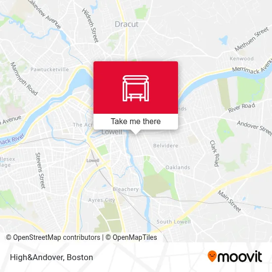 High&Andover map