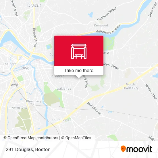 291 Douglas map