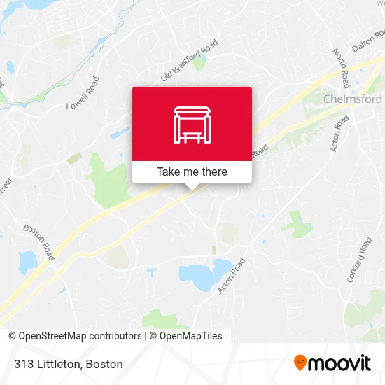 313 Littleton map