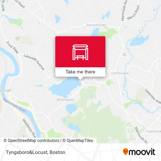 Tyngsboro&Locust map
