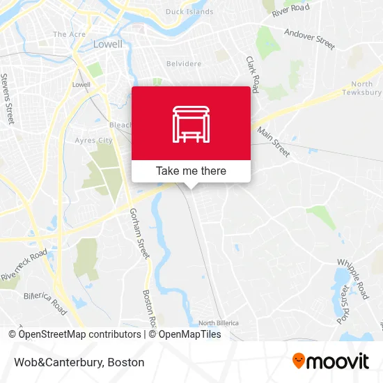 Wob&Canterbury map