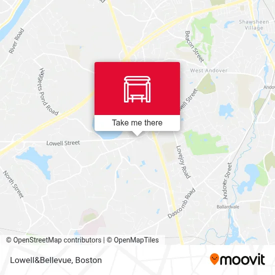 Lowell&Bellevue map