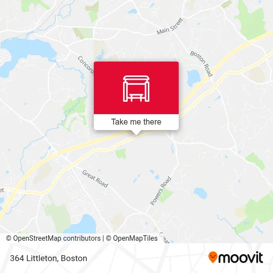 364 Littleton map