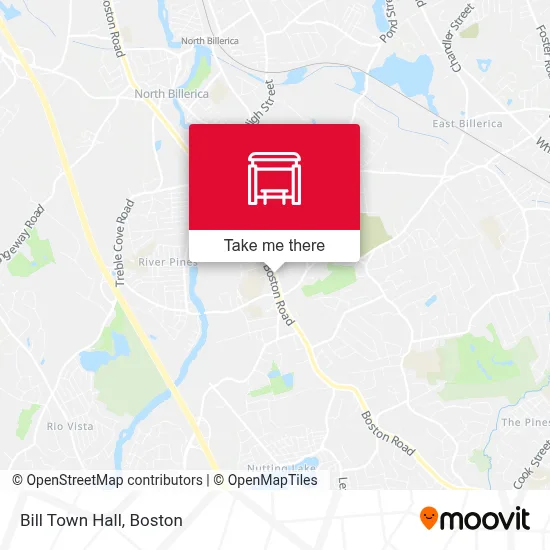 Bill Town Hall map
