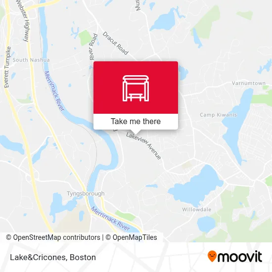 Lake&Cricones map