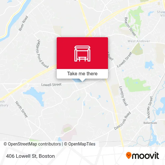 406 Lowell St map